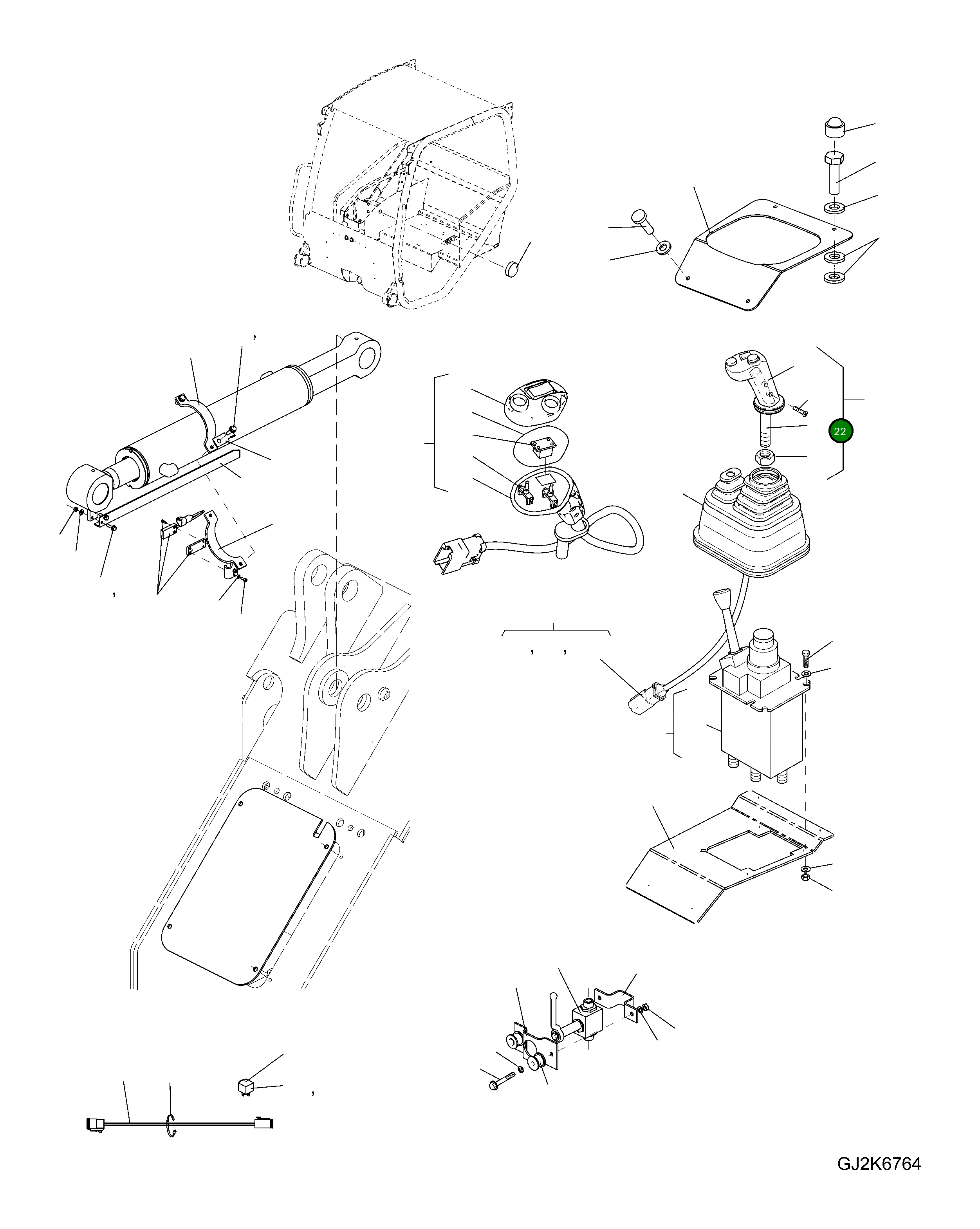 Рычаг 42T-64-23220 Komatsu