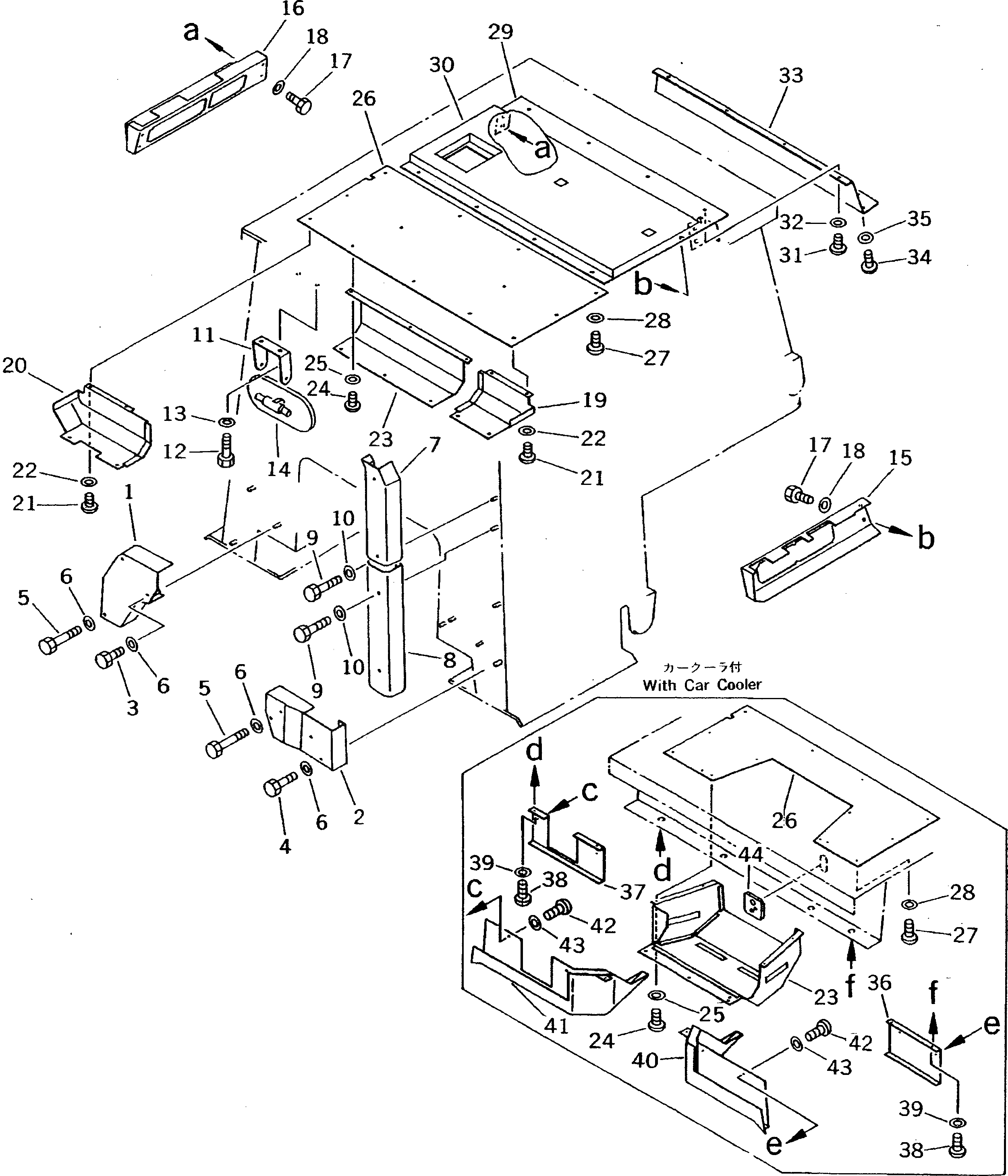 Крышка 144-Y11-2621 Komatsu