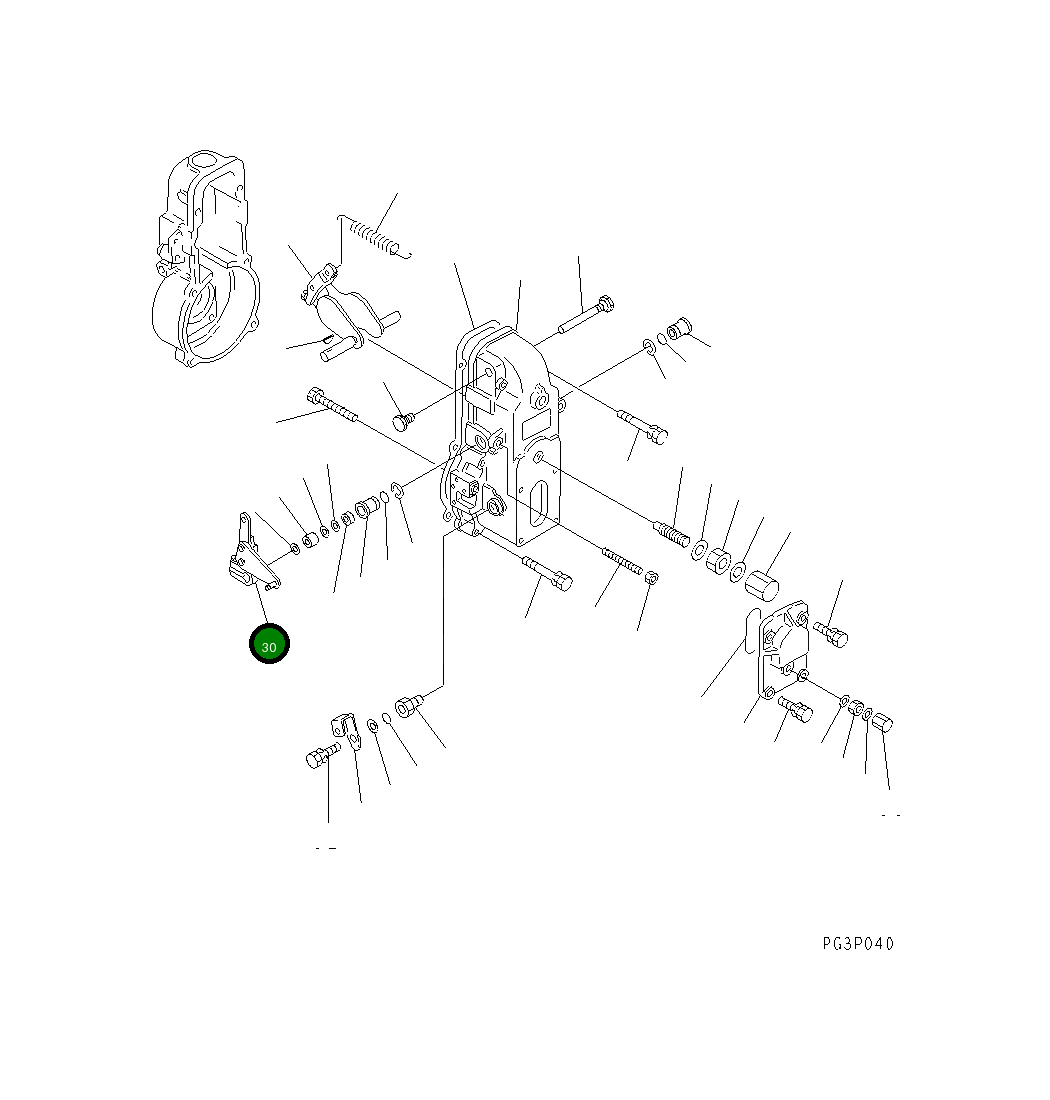 Рычаг DK154343-1520 Komatsu