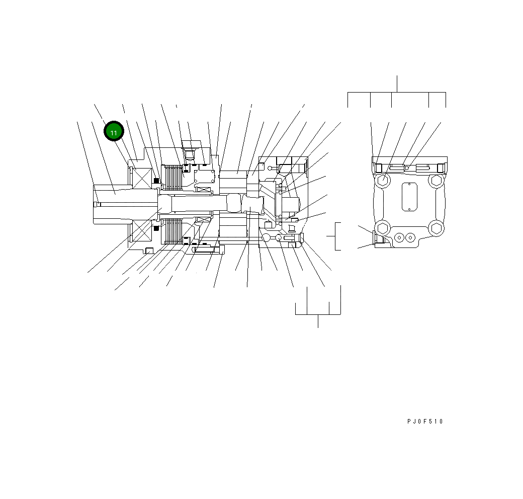 Подшипник STAA0006A-5 Komatsu