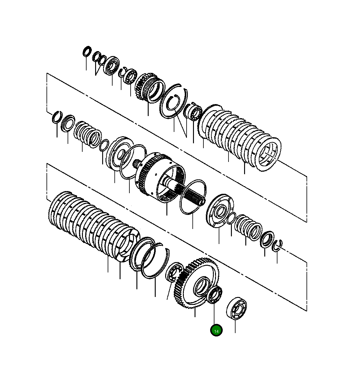 Подшипник 134 403 Komatsu