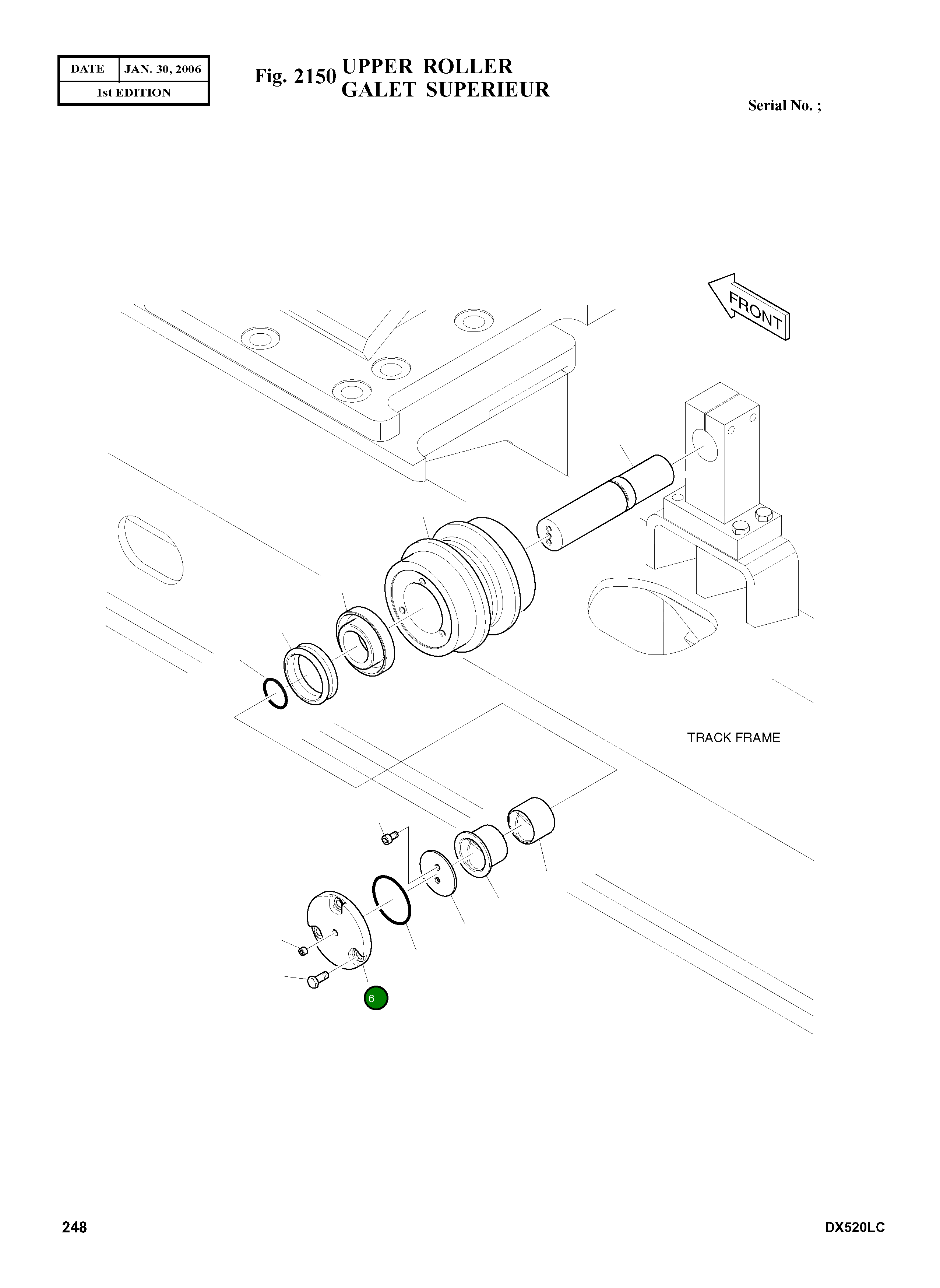 Крышка K1000923 Komatsu