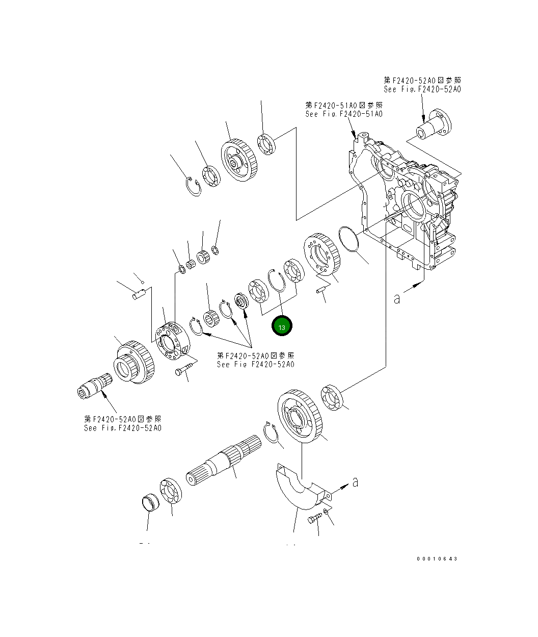 Подшипник 418-17-39321  Komatsu