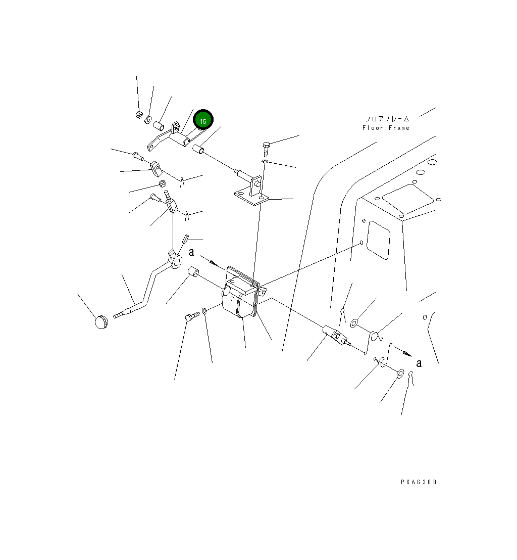 Рычаг 14X-43-14483 Komatsu