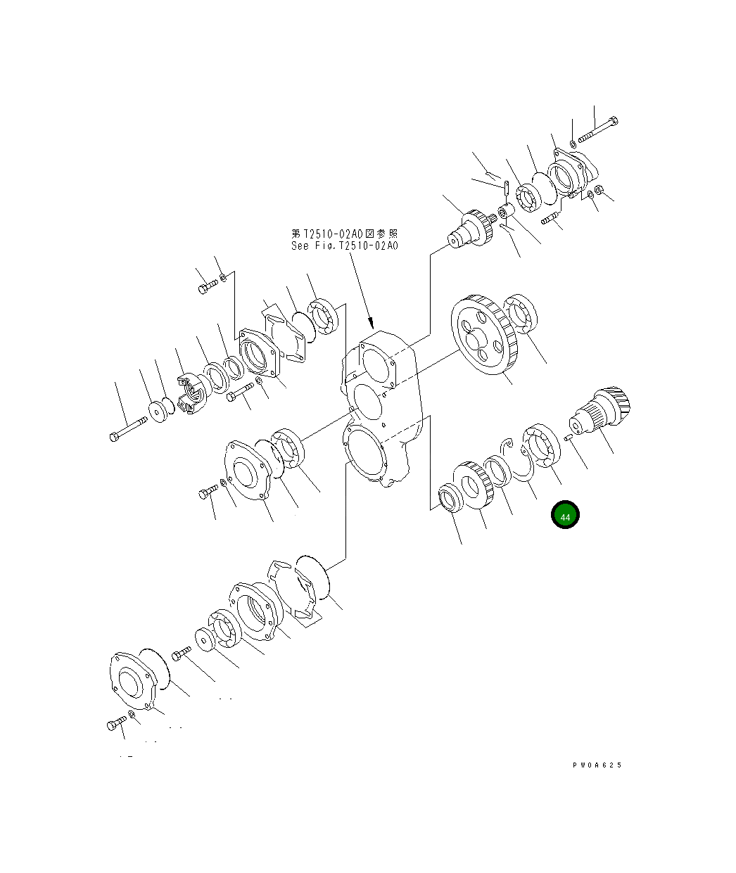 Подшипник 06041-00216 Komatsu