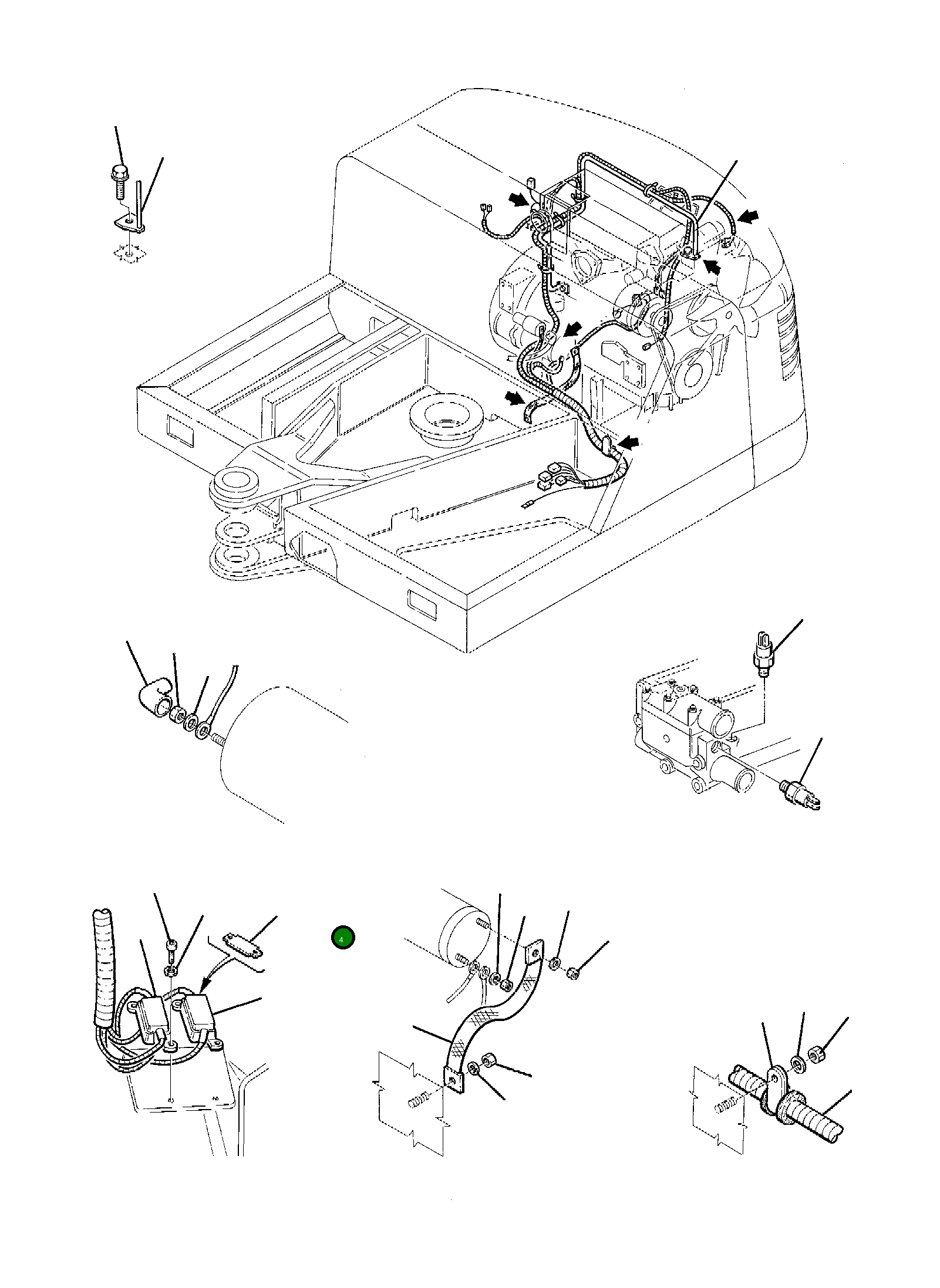 Предохранитель 80A 21D-06-11970 Komatsu
