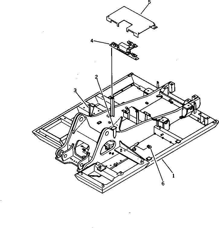 Крышка 207-970-3280 Komatsu