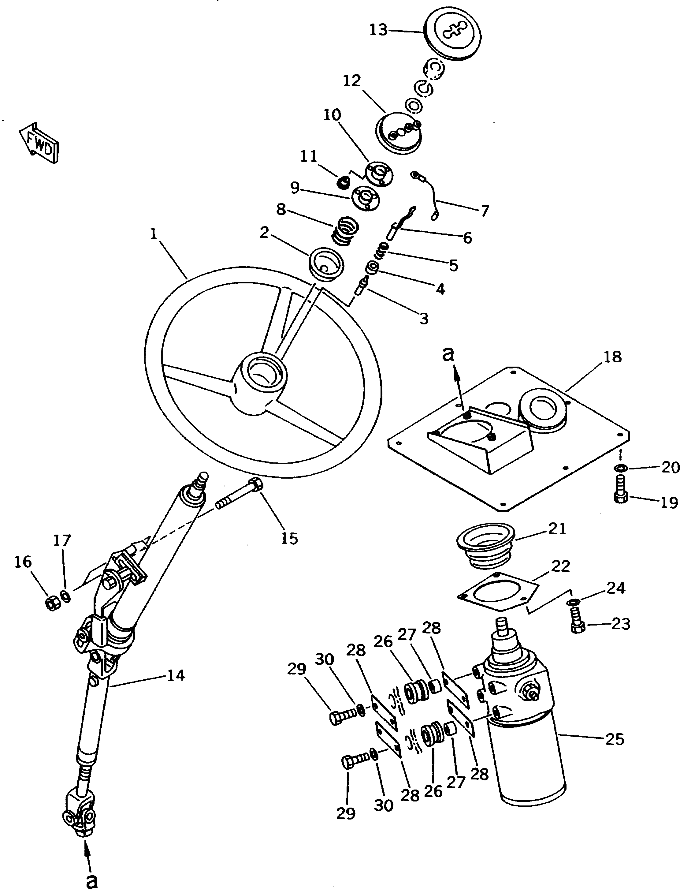 Крышка 561-40-62544 Komatsu