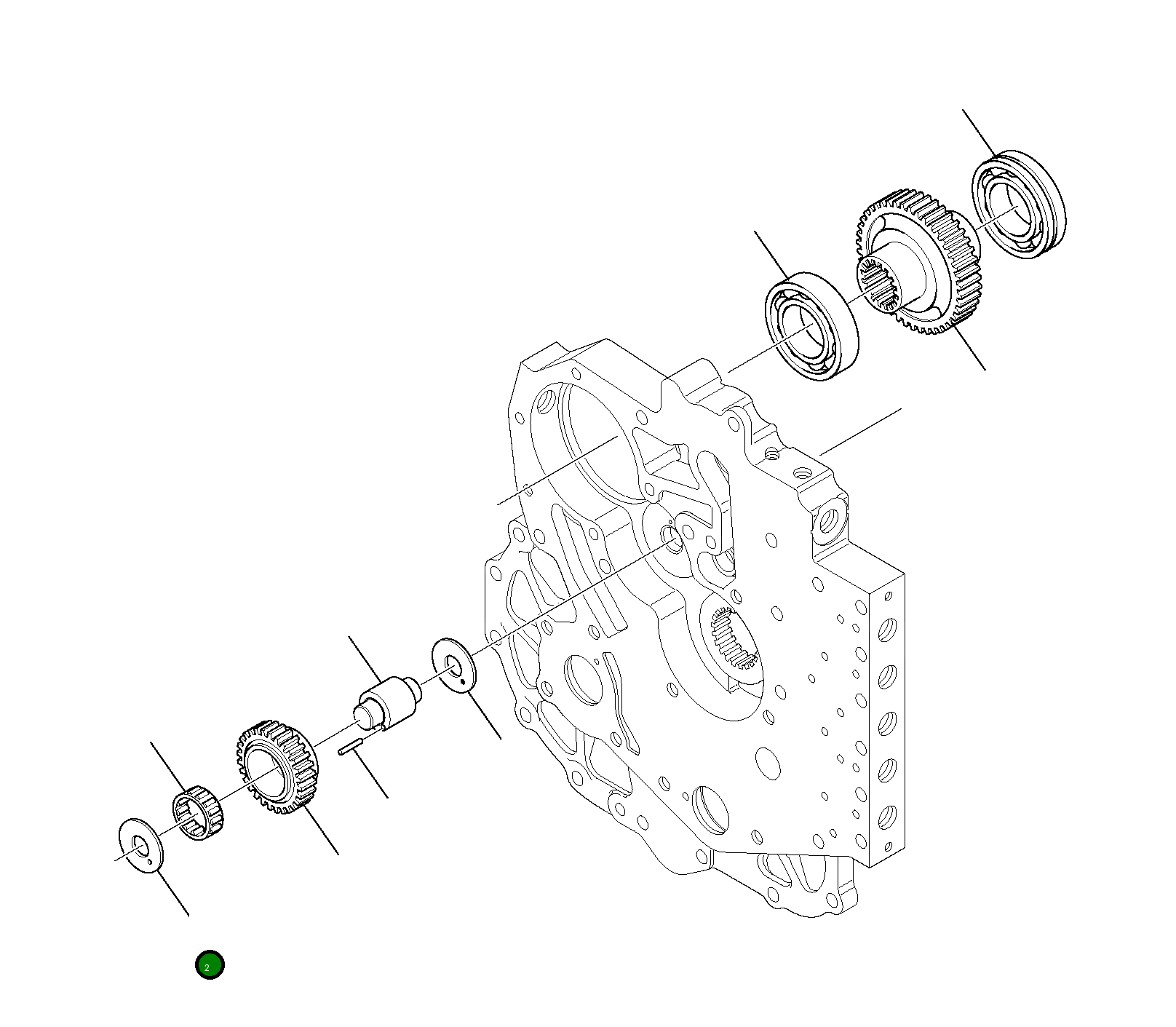 Подшипник CK0230469 Komatsu