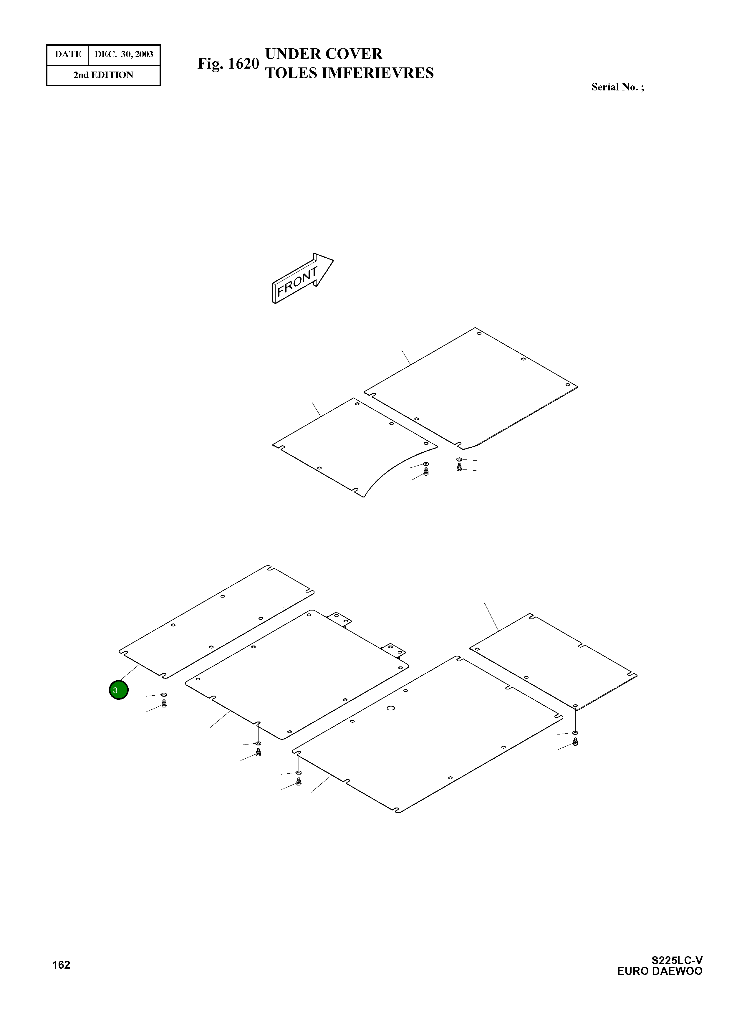 Крышка 621-01883 Komatsu