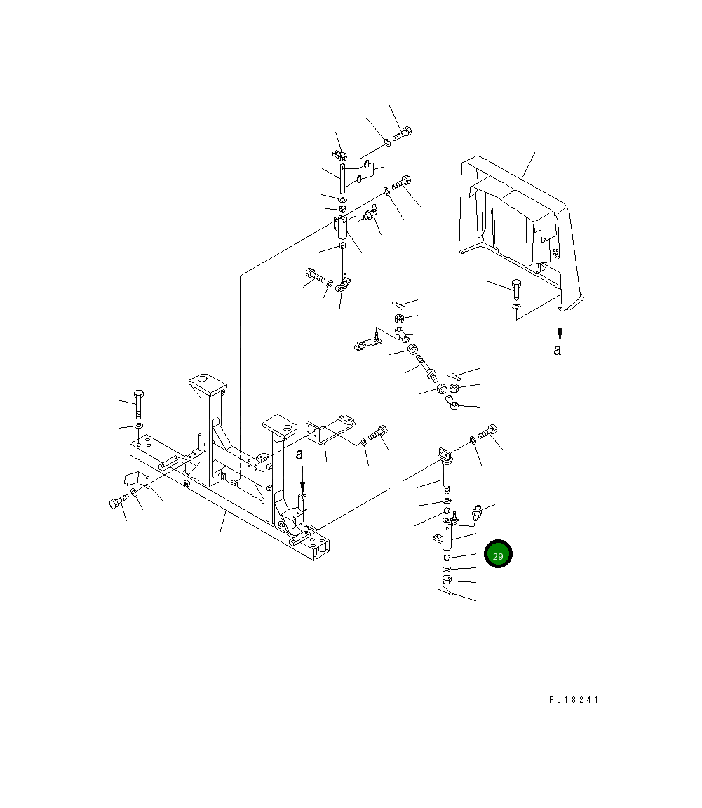Рычаг 17M-43-22161 Komatsu