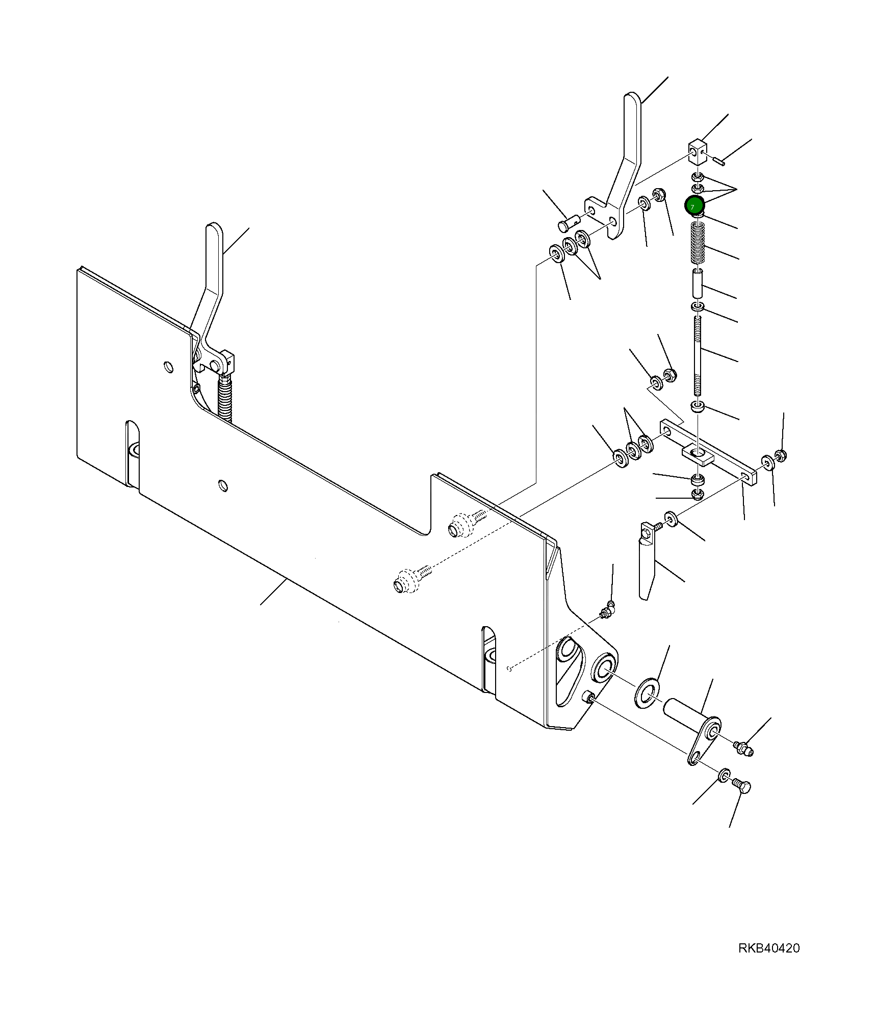 Рычаг 37D-70-13241 Komatsu