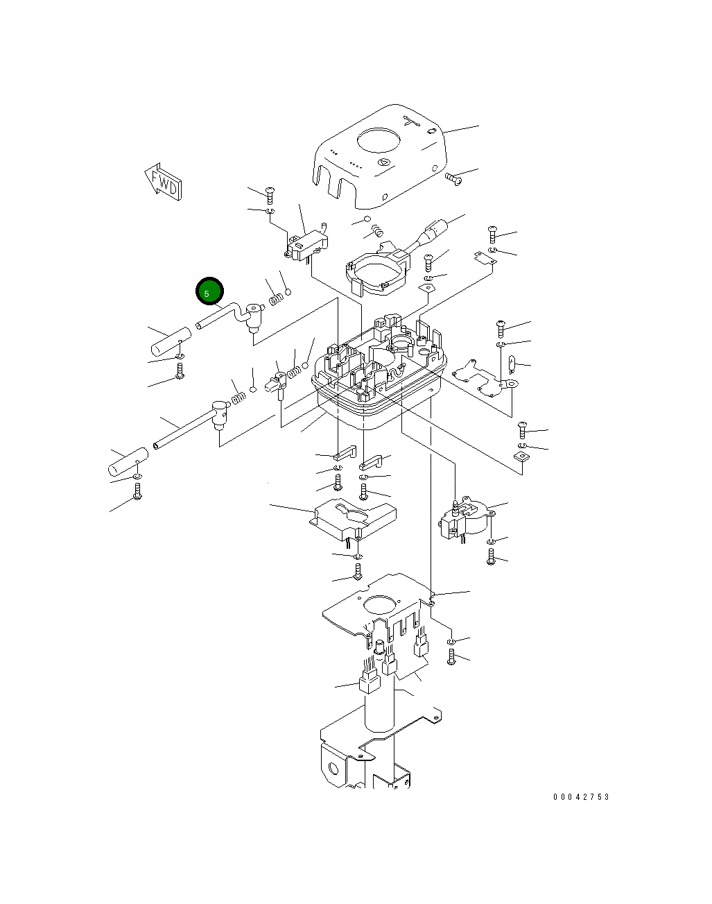 Рычаг 421-43-26151 Komatsu