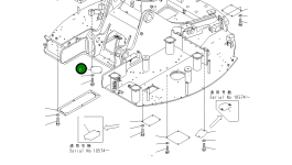 Крышка 22U-54-12141 Komatsu
