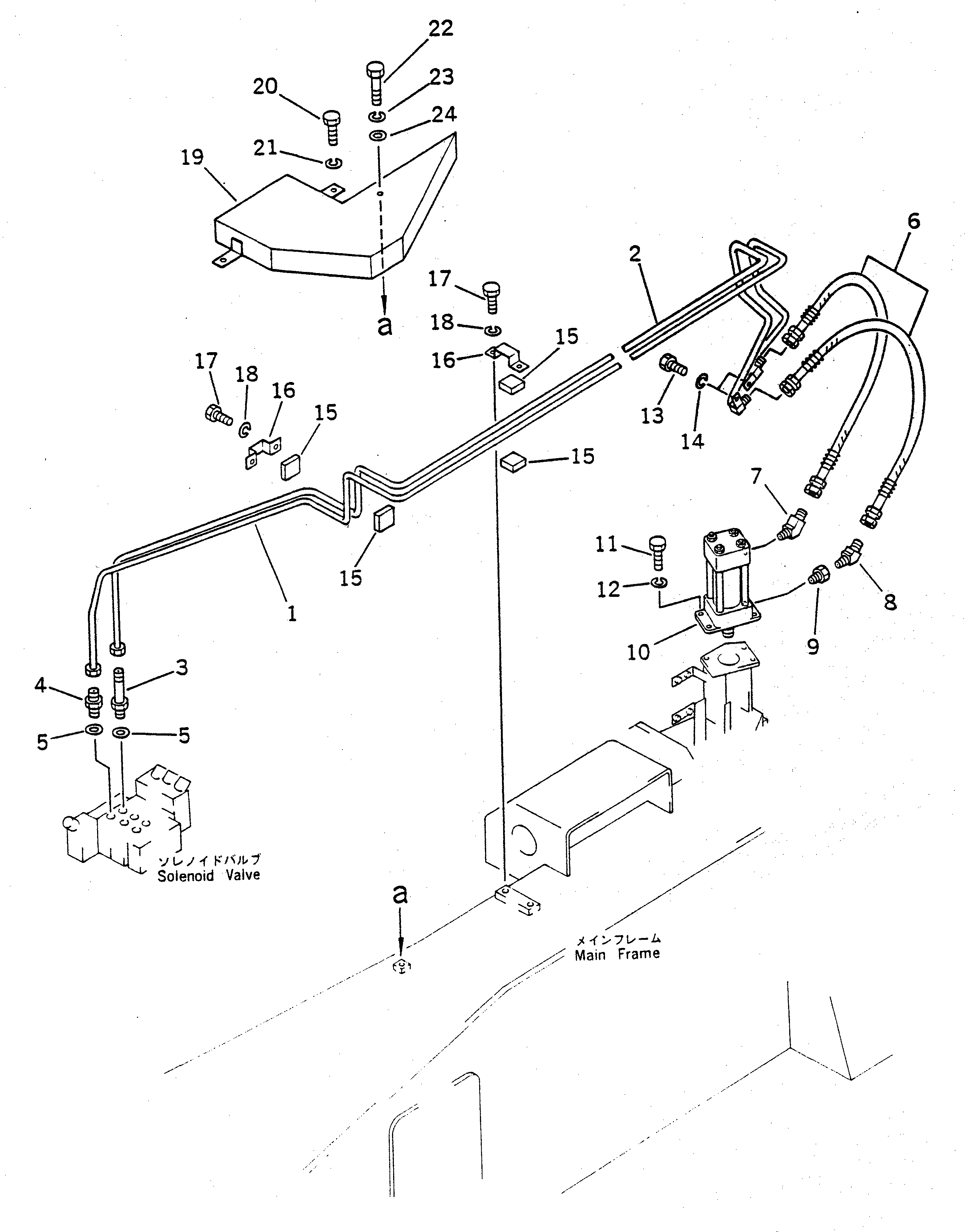 Крышка 23S-44-16871  Komatsu
