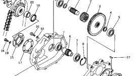 Ведущая звезда 257-30-23160 Komatsu