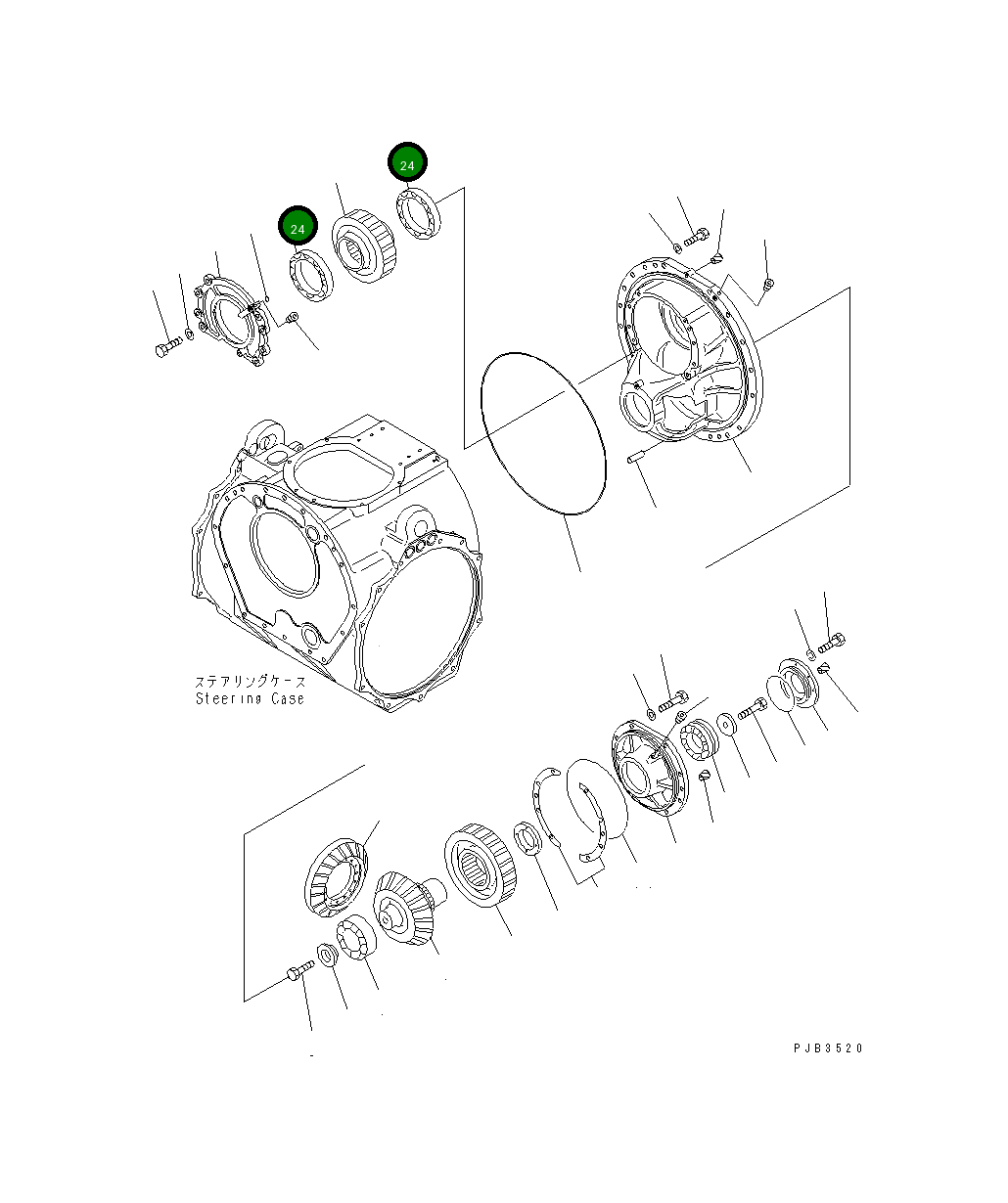 Подшипник 195-09-18270 Komatsu