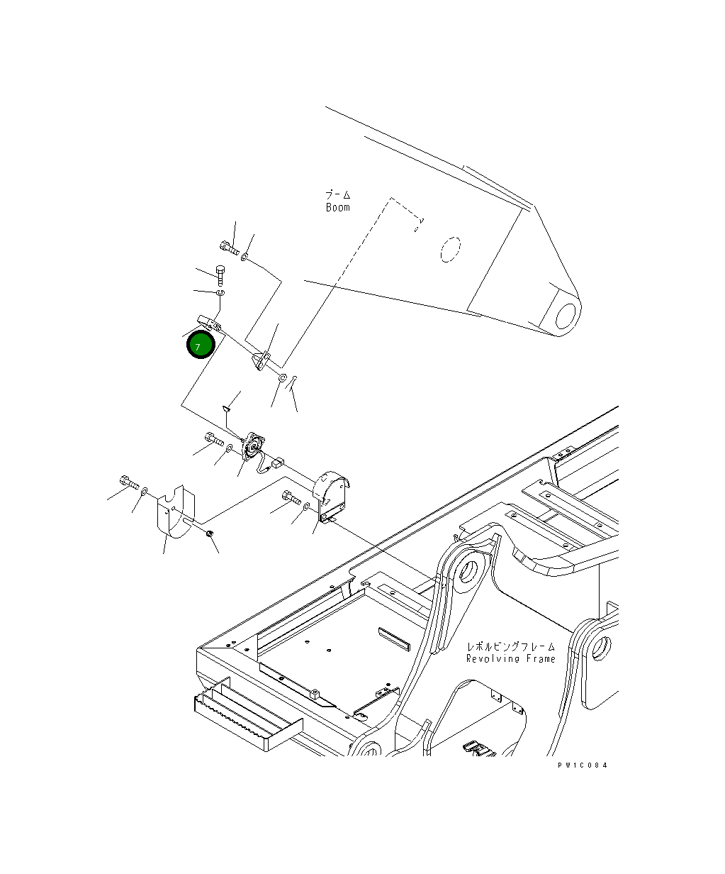 Рычаг 20Y-70-32220 Komatsu