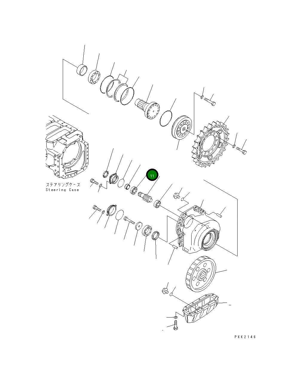 Подшипник 124-27-51420 Komatsu
