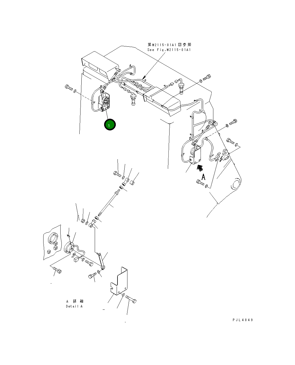 Крышка,R.H 198-06-52120  Komatsu