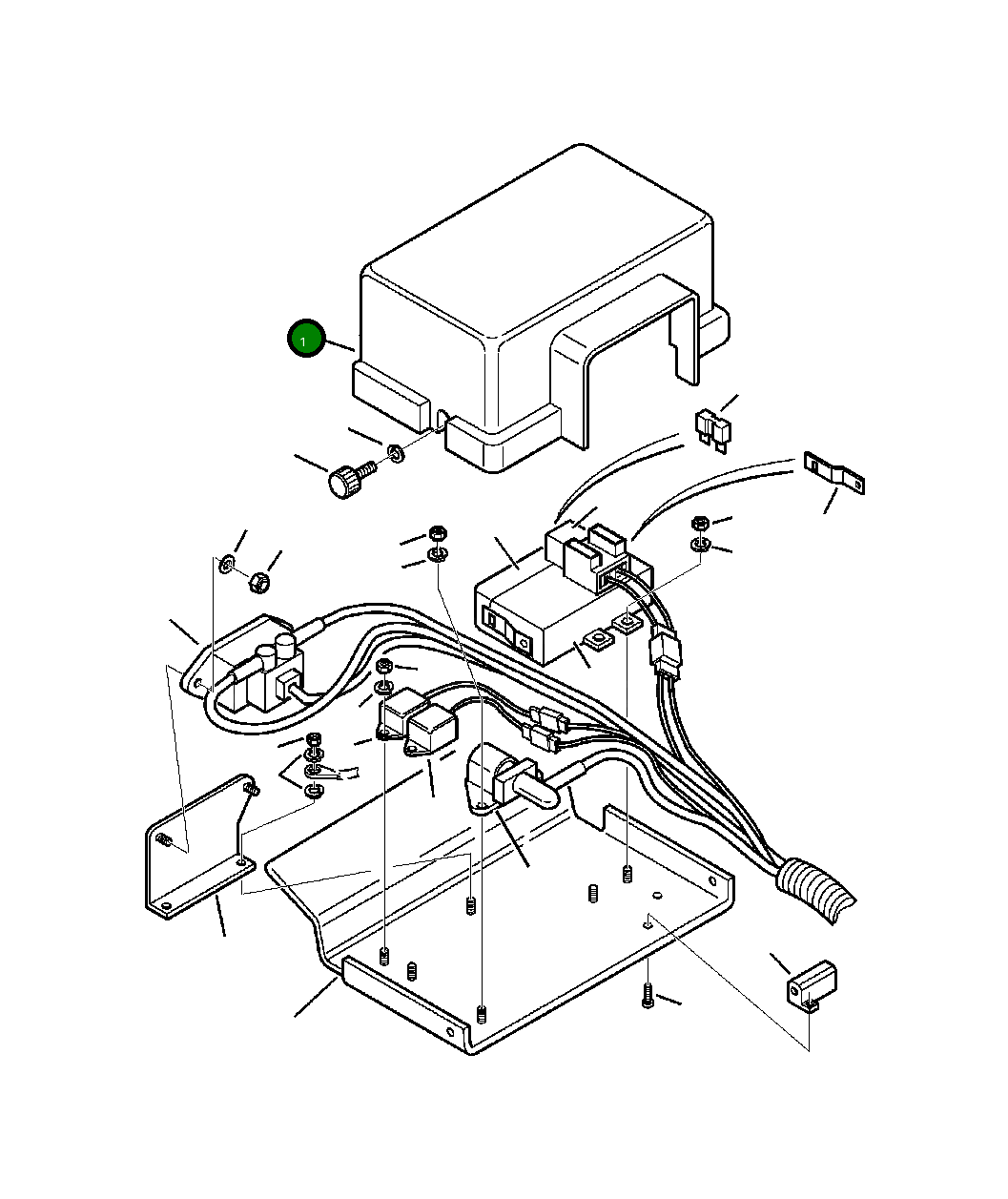 Крышка 885411466 Komatsu