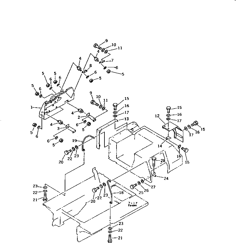 Крышка 130-A62-3620 Komatsu