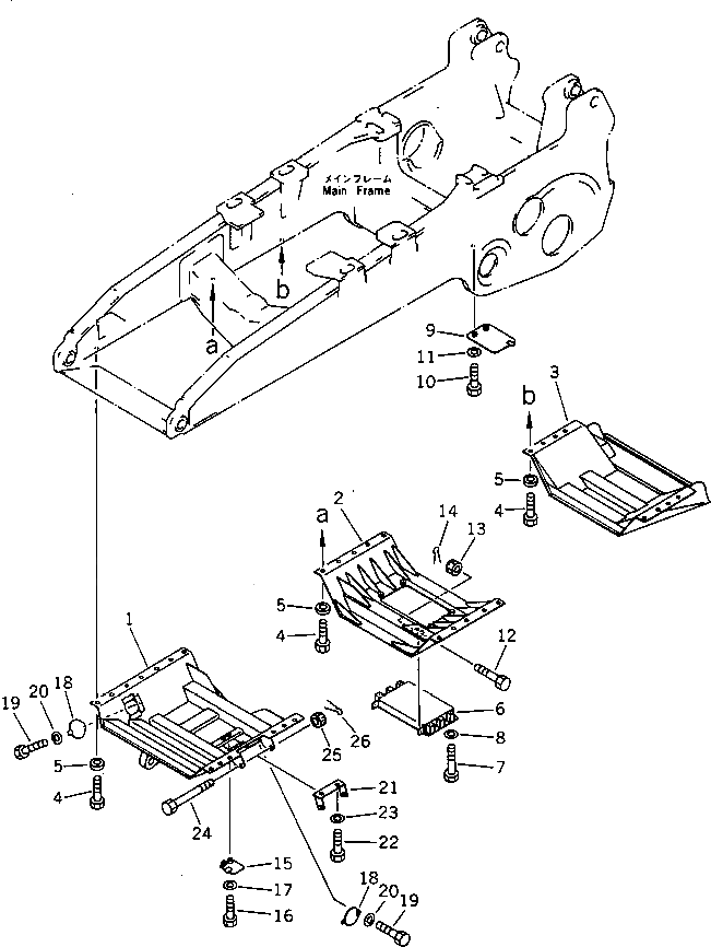 Крышка 195-54-56110 Komatsu