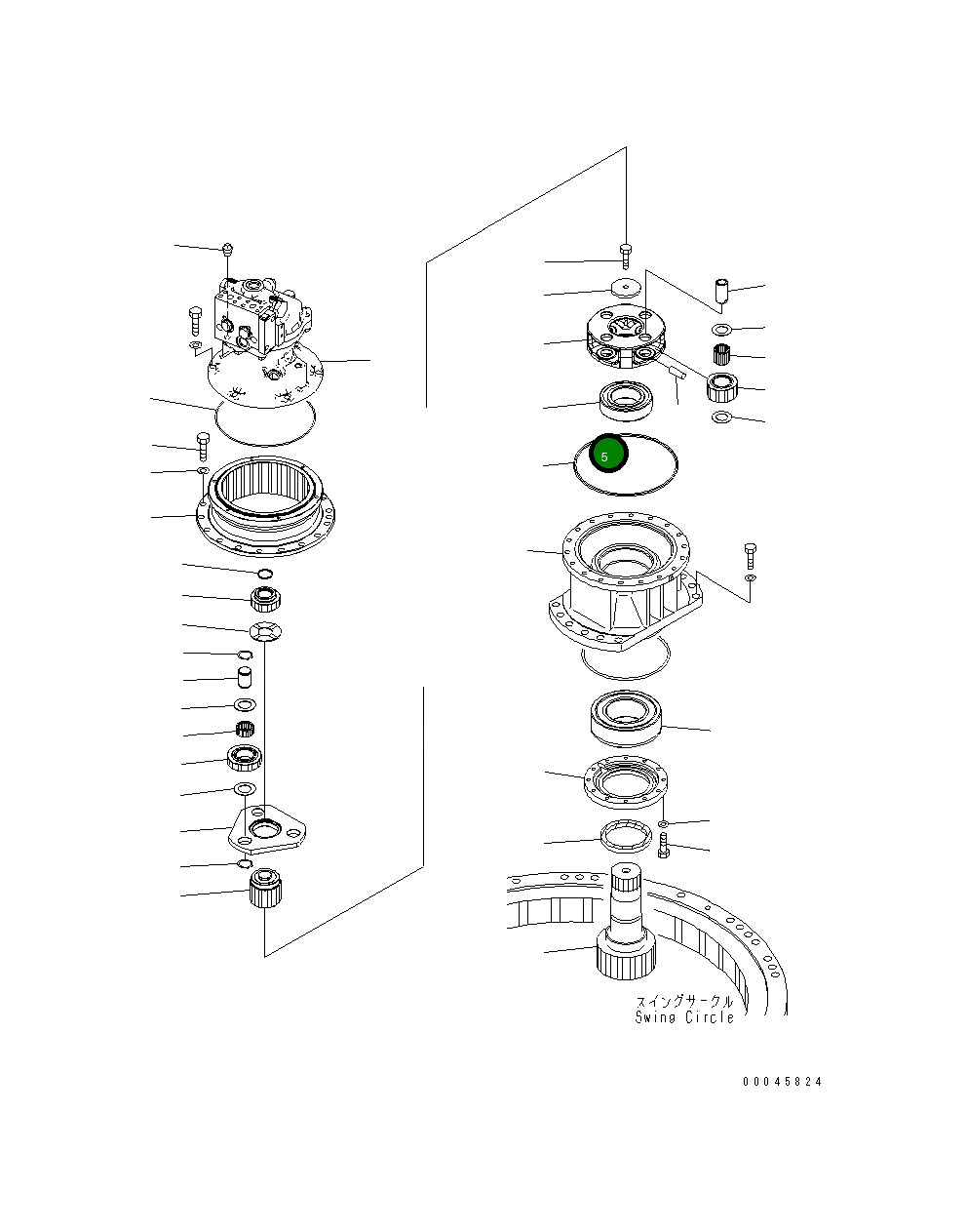 Подшипник 20Y-26-22330 Komatsu
