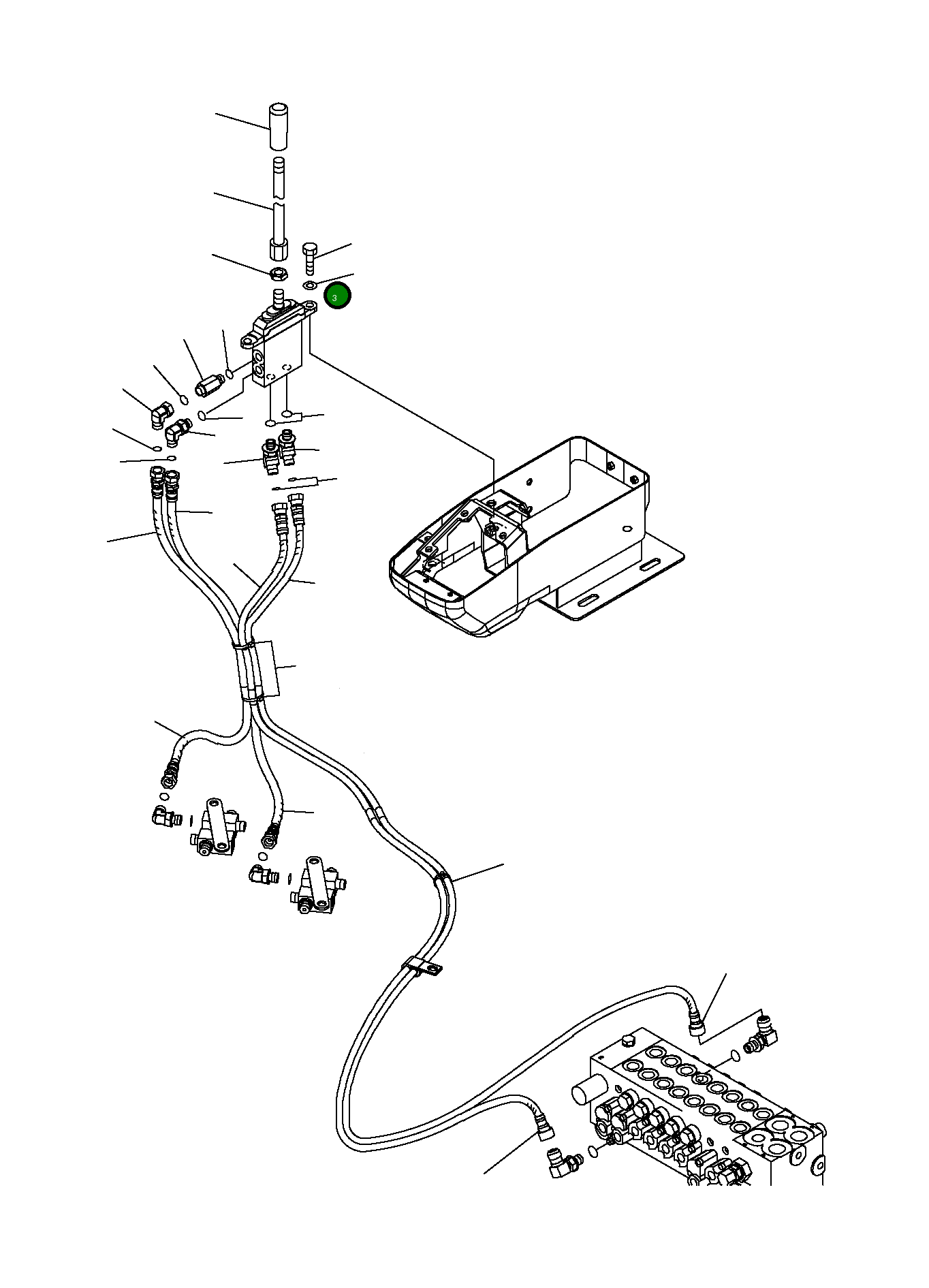 Рычаг 22J-43-R6310 Komatsu