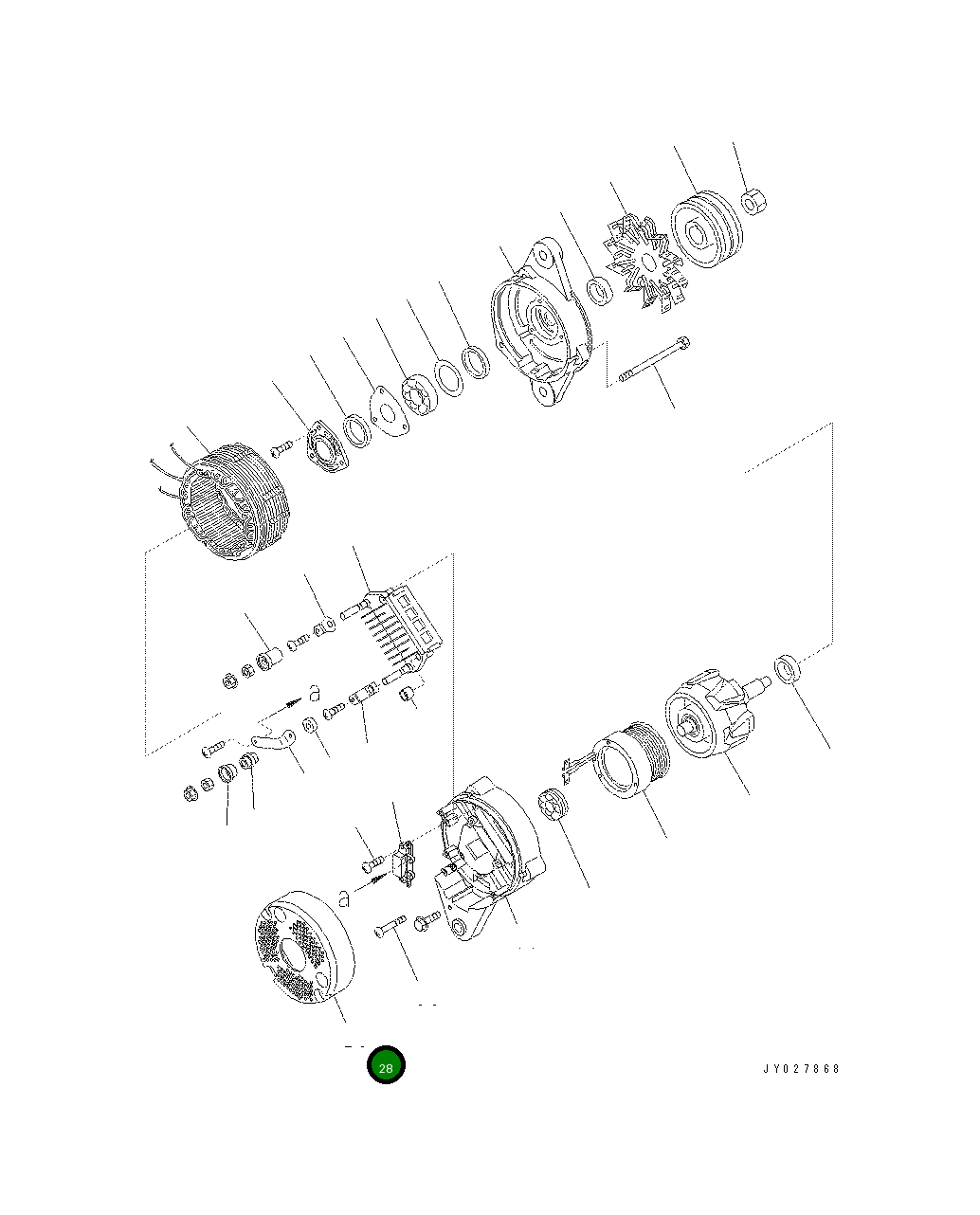 Крышка KD0-35791-0318 Komatsu