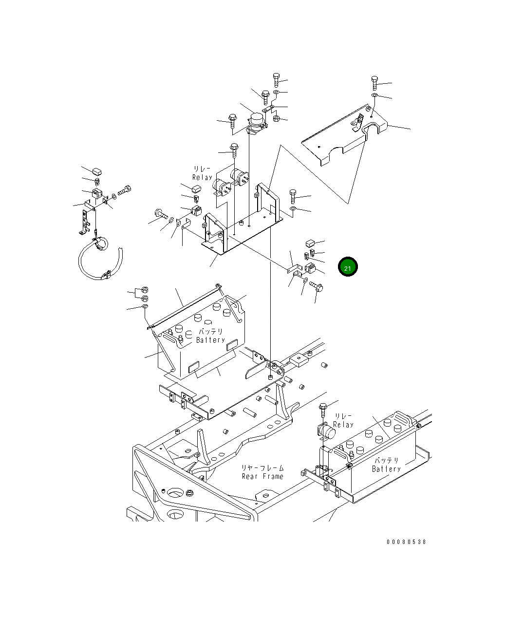 Предохранитель, 60A 23B-06-42370 Komatsu