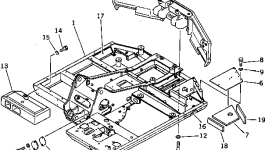 Крышка 20B-46-31140 Komatsu