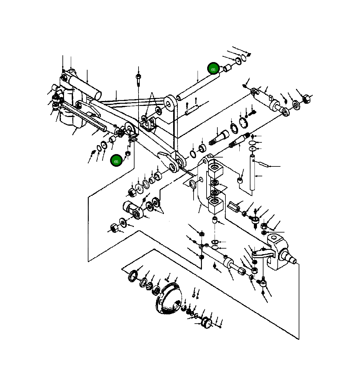 Подшипник 1439 531 H1 Komatsu