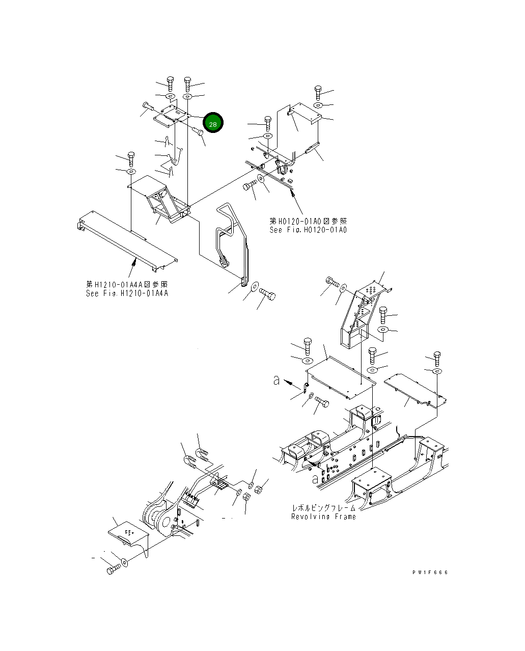 Крышка 21T-54-67832 Komatsu