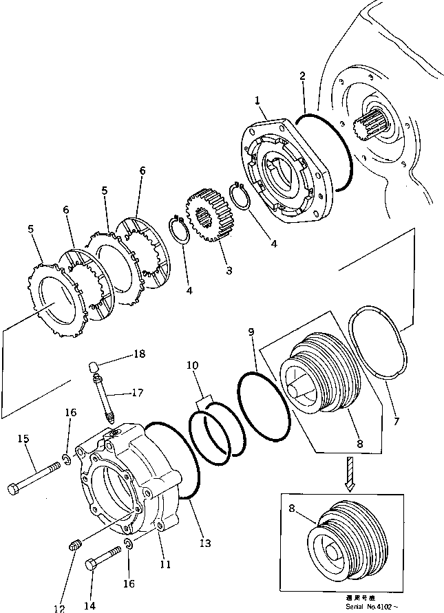 Крышка 362-33-11162 Komatsu