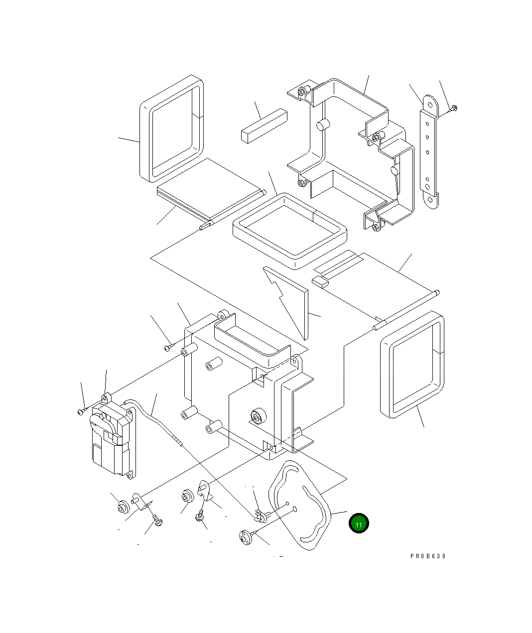 Рычаг ND017732-4430 Komatsu