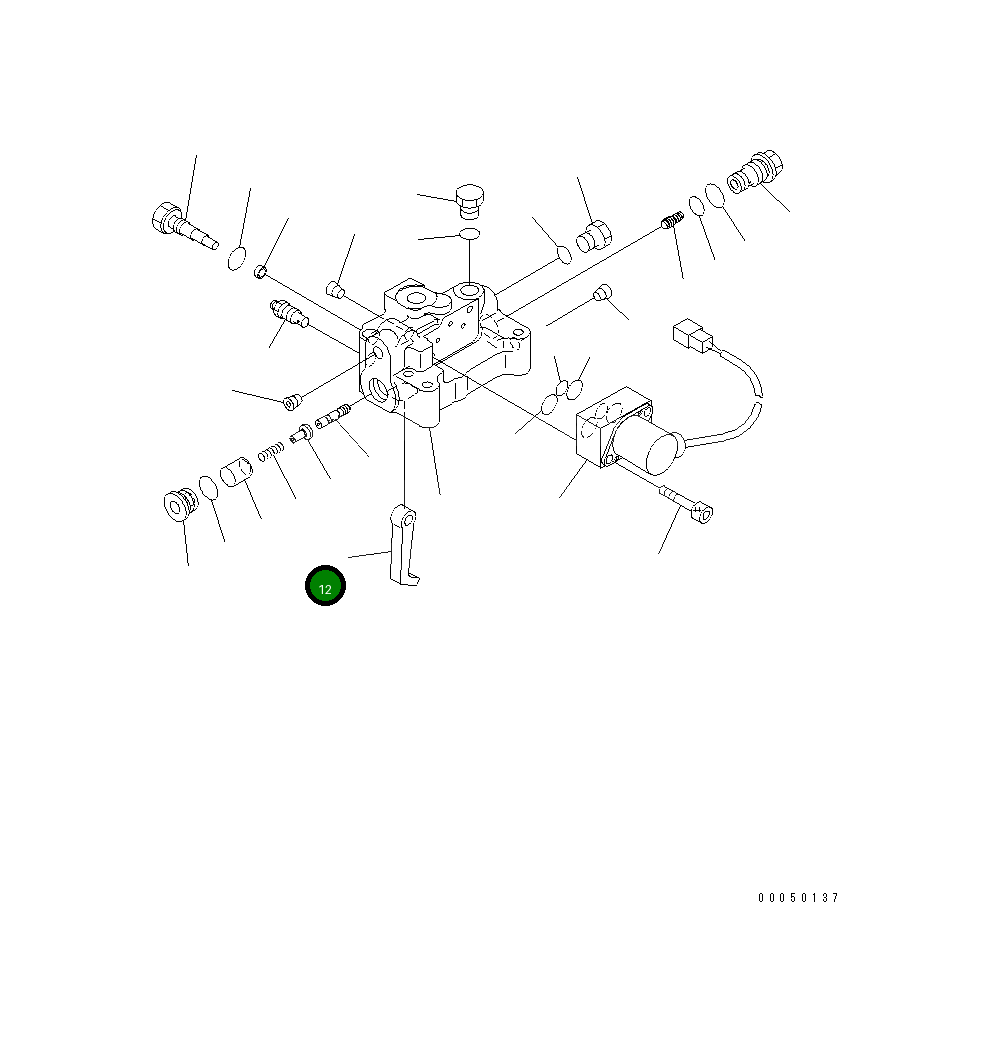 Рычаг 708-1U-15260 Komatsu