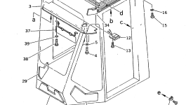 Крышка 427-56-11910  Komatsu
