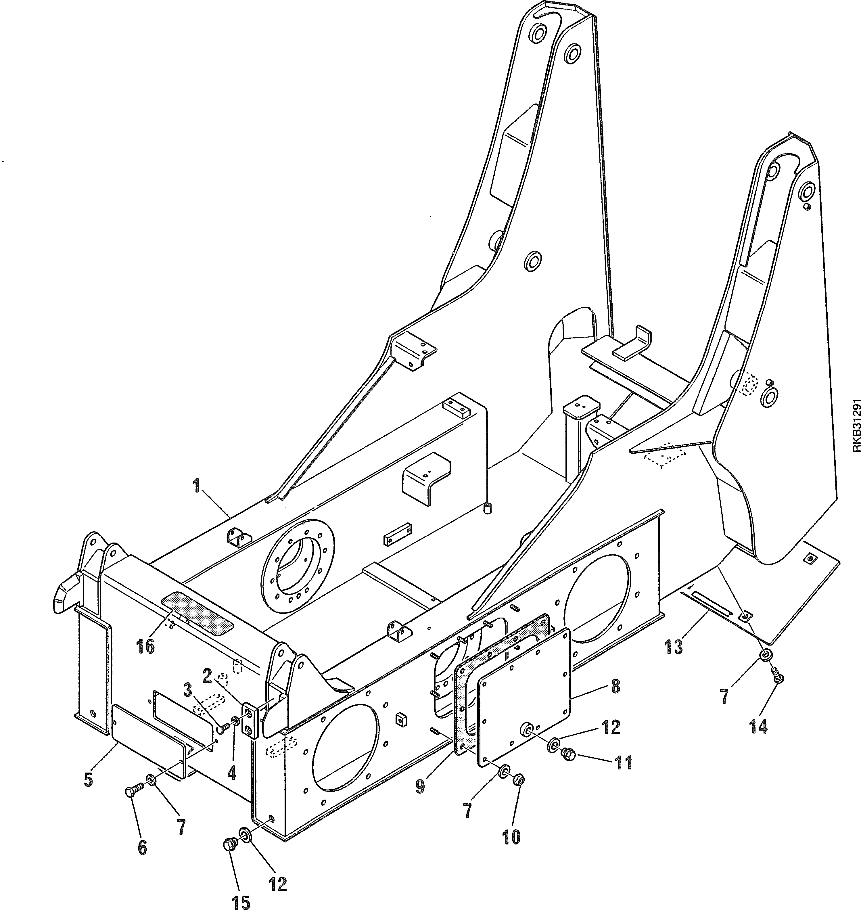 Крышка 37A-46-11130 Komatsu