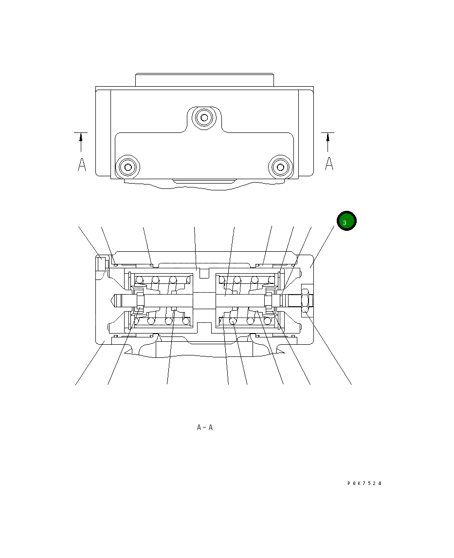 Крышка UC1704362805 Komatsu