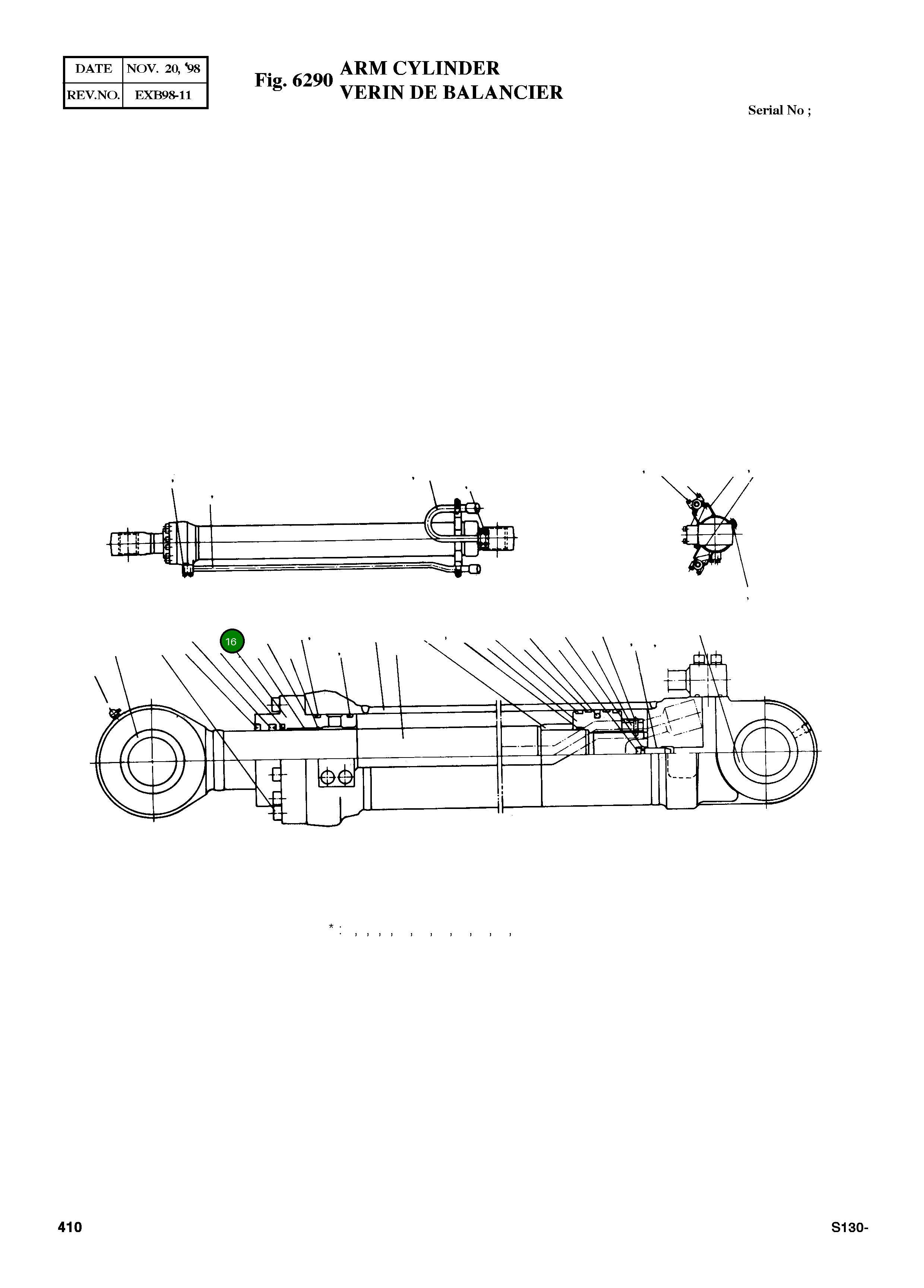 Крышка, ROD 03A546-3 Komatsu
