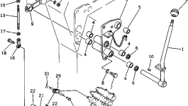 Рычаг 20N-43-22130 Komatsu