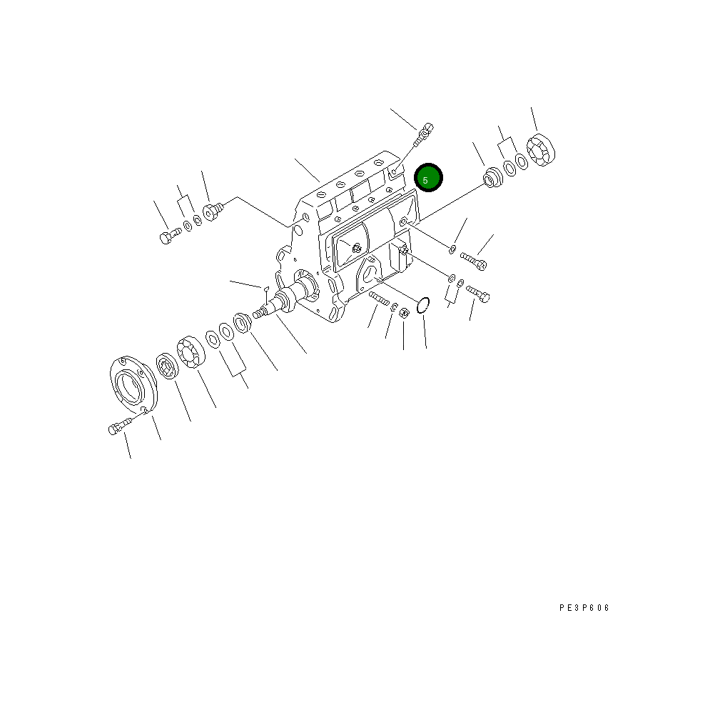 Крышка DK131028-6220 Komatsu