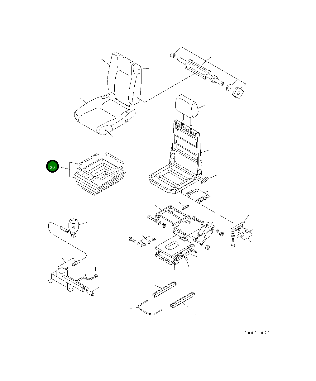 Крышка KIT AS174718  Komatsu
