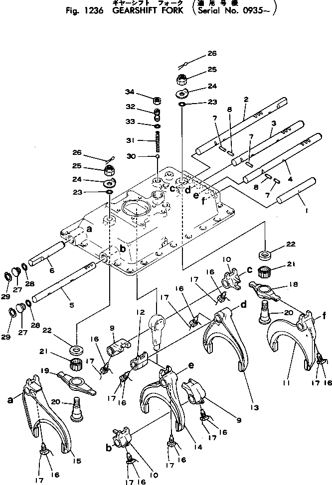 Рычаг 565-14-27291 Komatsu