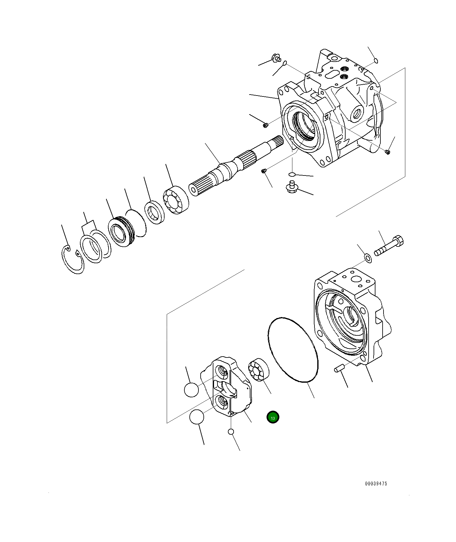 Подшипник 708-1W-42120  Komatsu