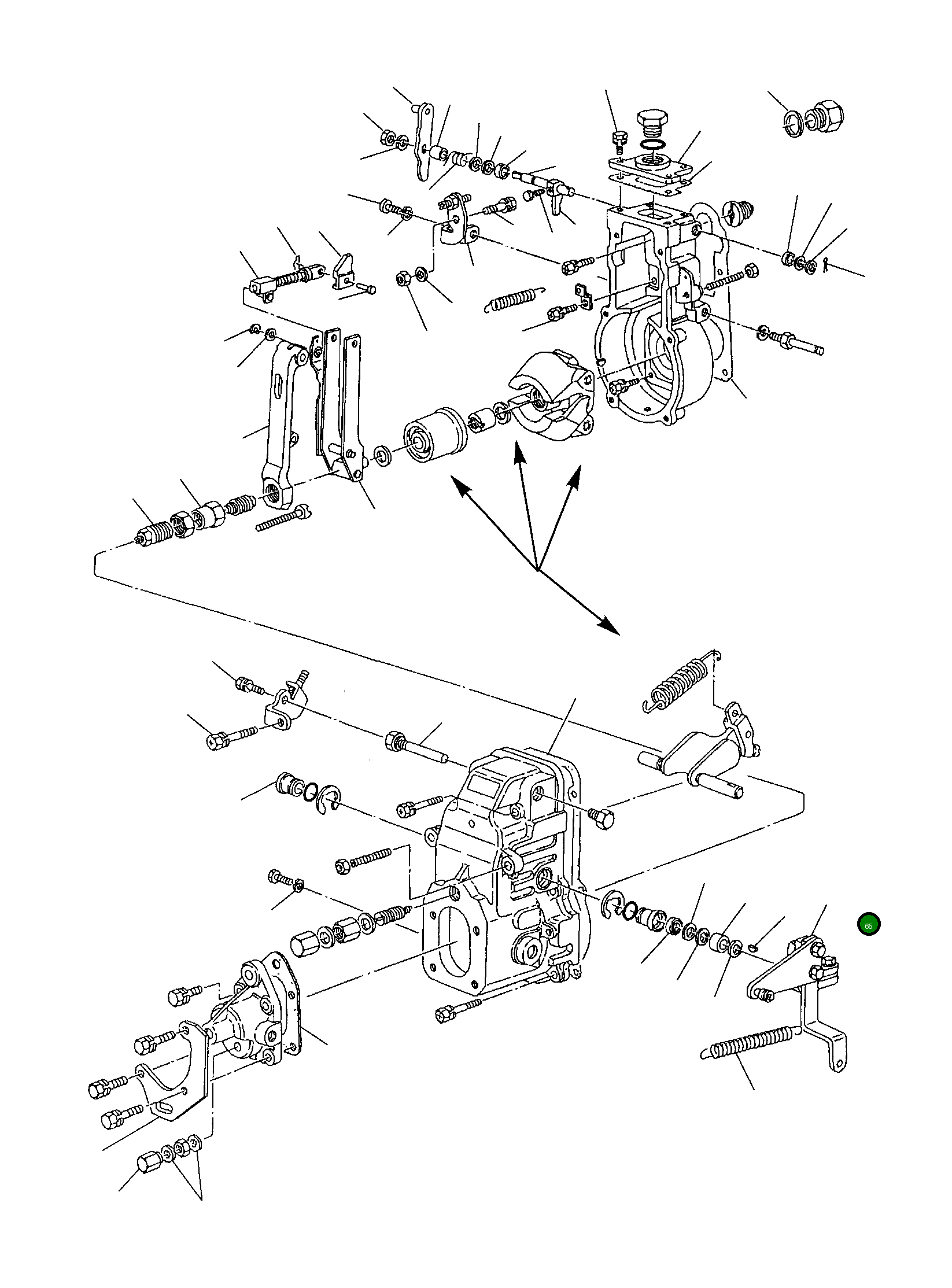 Рычаг YMX1543963120  Komatsu