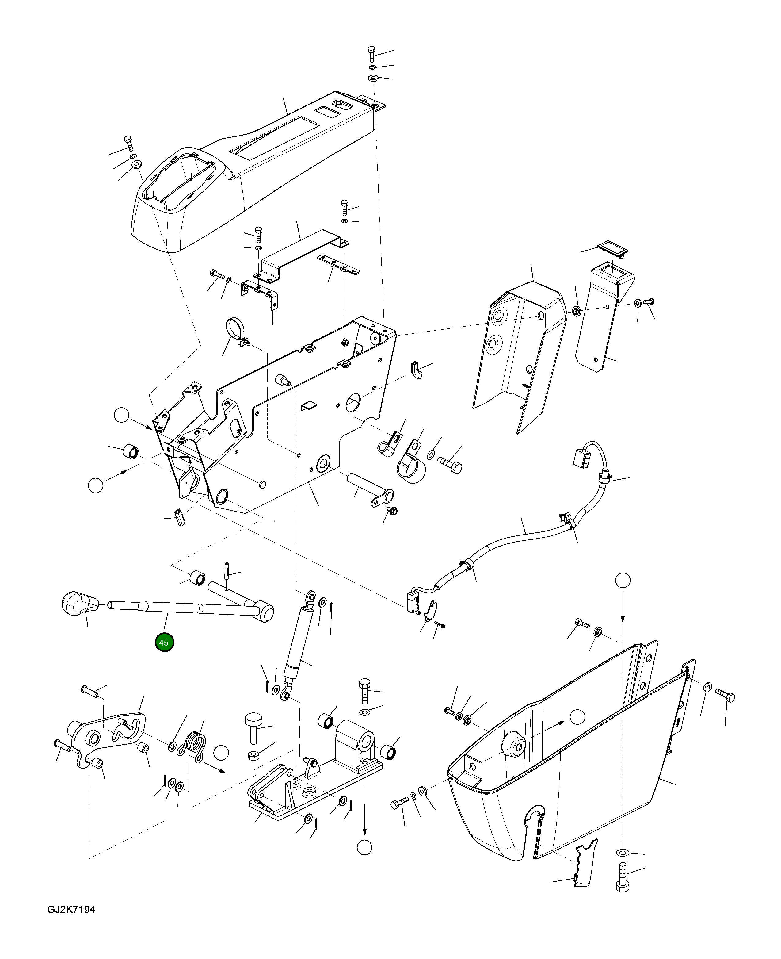 Рычаг 20G-43-41240 Komatsu