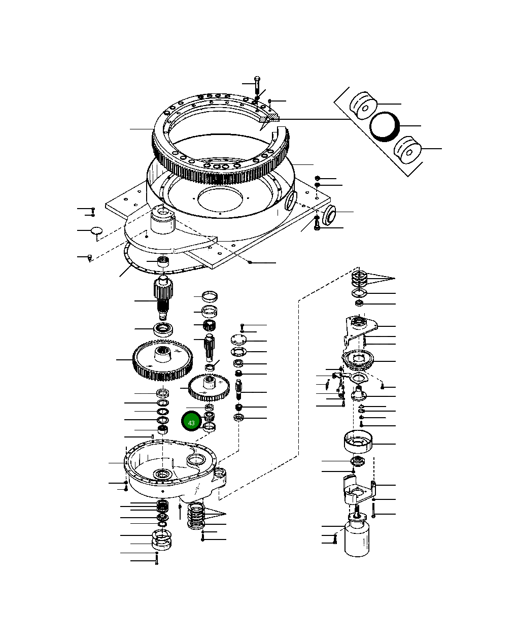 Подшипник 64 295 Komatsu