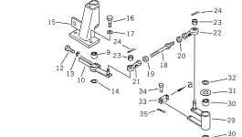 Рычаг 195-43-21183 Komatsu
